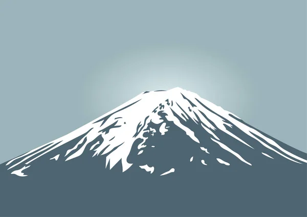 Hora Fuji, symbol Japonska a Asie, cestování — Stockový vektor