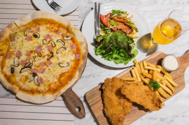 lezzetli balık ve cips