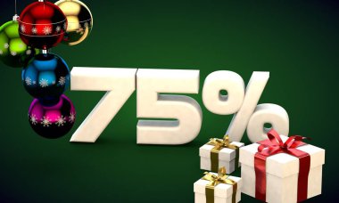 3B Çizim oluşturma Noel satış yüzde 75 indirim