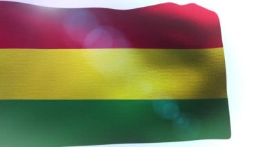 Bolivya rüzgar dalga sallayarak bayrak