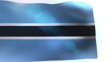 Botsvana rüzgar dalga sallayarak bayrak