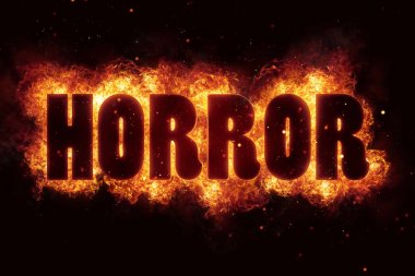 Ateş korku korku alev tatil tasarlamak için