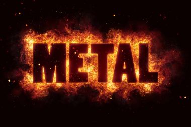 metal rock müzik metin yangın alevleri patlamayla ilgili