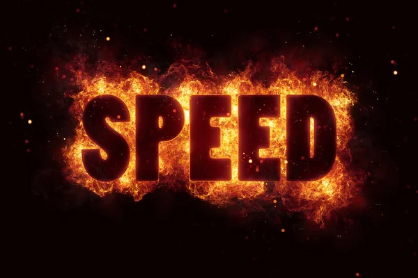 Speed race flames flame burn burning explode — Stock Photo, Image