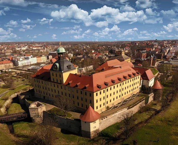 Castello barocco Moritzburg a Zeitz — Foto Stock