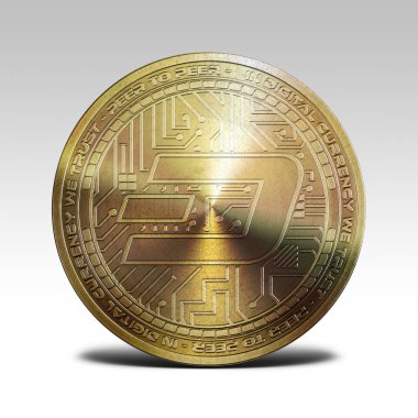 Altın çizgi üzerinde beyaz arka plan 3d illüstrasyon izole