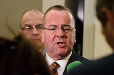 GERMANY, LEIPZIG - DEZEMBER 07, 2017: Boris Pistorius, Innenministerkonferenz