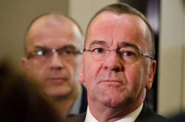 GERMANY, LEIPZIG - DEZEMBER 07, 2017: Boris Pistorius, Innenministerkonferenz