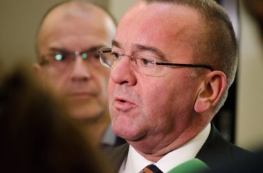 GERMANY, LEIPZIG - DEZEMBER 07, 2017: Boris Pistorius, Innenministerkonferenz