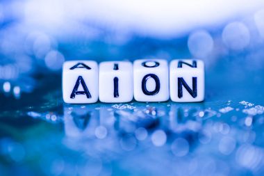 Word tarafından alfabe bloklar anne cryptocurrency üzerinde kurulan Aion