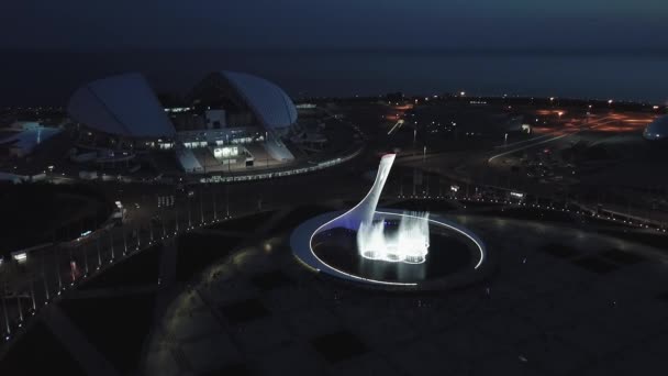 Sochi Abril 2018 Volando Sobre Parque Olímpico Sochi Quadcopter Phantom — Vídeos de Stock