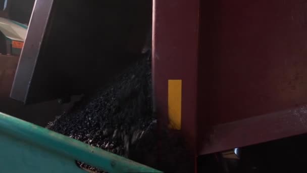 Sotchi Russie 2019 Travaux Routiers Bitume Noir Construction Machine Pavage — Video