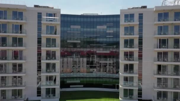 Sochi Russia 2020 Aerial Video Radisson Hotel Black Sea Coast — 图库视频影像