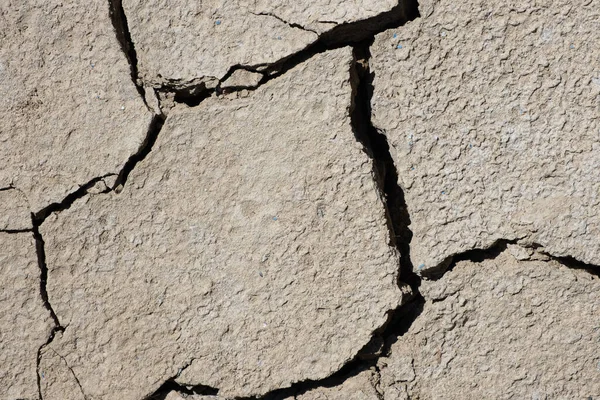 The texture is a crack in the ground. No focus. Abstraction. Background. No people. Drought. Heat.