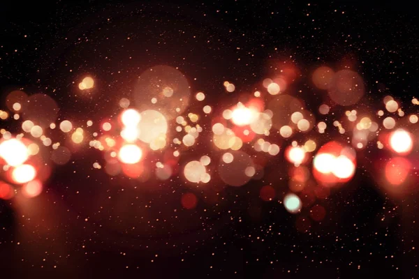 Záře vánoční romance bokeh světle abstraktní pozadí — Stock fotografie