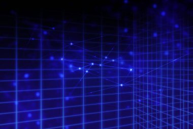 ai beyin ağı sosyal İnternet, makine derin öğrenme ve veri depolama dijital ızgara fütüristik, arkaplan 3d illüstrasyon oluşturma, sağlık nöron hücresi