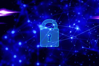 ai ağ sosyal İnternet, makine derin öğrenme ve veri depolama dijital ızgara fütüristik, arkaplan 3d resimleme