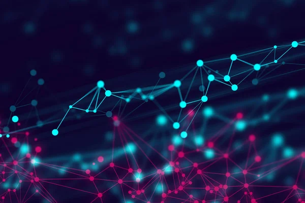 veri makinesi derin öğrenme, robotik Ai bilim net Web, nöron beyin, fütüristik bağlanma, dijital teknoloji sistemi, ağ sosyal online, arka plan 3D illüstrasyon render