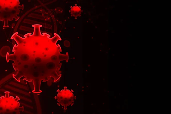 Adn Sanguin Structure Covid Crise Coronavirus Épidémie Risque Biologique Cellule — Photo