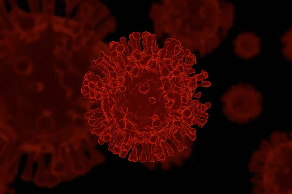 Vér Dns Ncov Covid Szerkezet Coronavirus Krízis Járvány Világjárvány Biológiailag — Stock Fotó