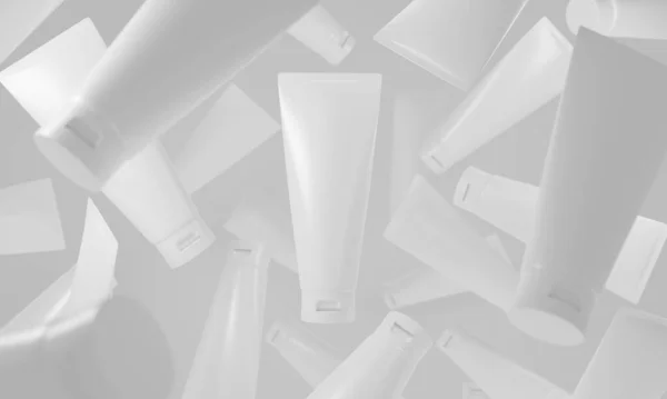 Schoonheid Behandeling Medische Huidverzorging Cosmetische Lotion Crème Serum Mockup Fles — Stockfoto