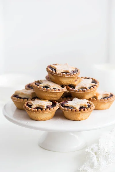 Fruit mince tarts for Christmas dinner — Stock Photo, Image
