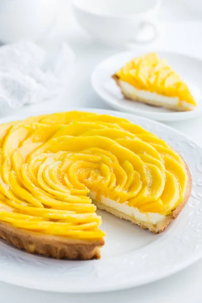 Deliciosa tarta de mango — Foto de Stock