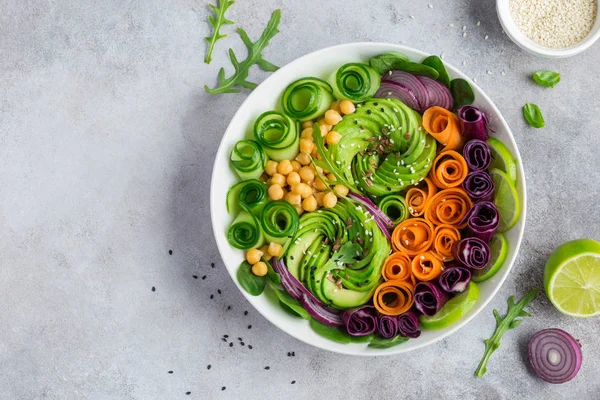 Tigela saudável almoço vegan — Fotografia de Stock