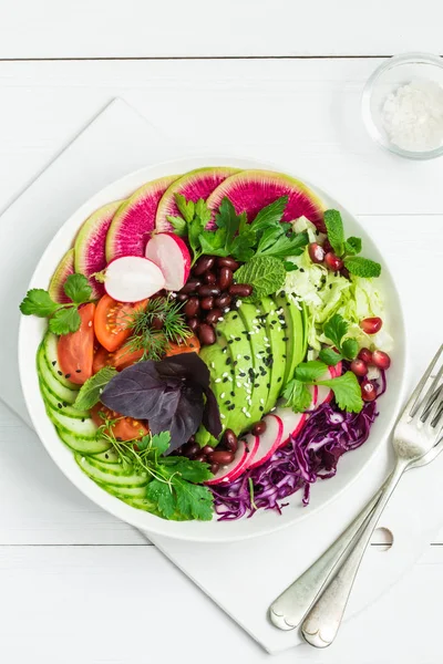 Cuenco de almuerzo vegetariano saludable —  Fotos de Stock