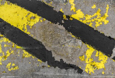 Grunge çapraz uyarı şerit