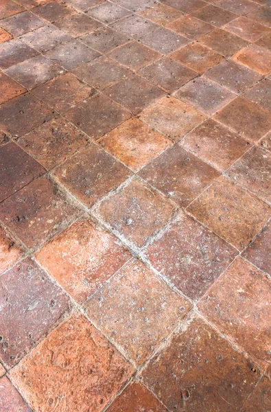 Old terracotta floor