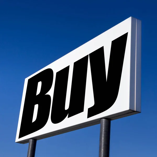 Buy, buy and buy — Stock Photo, Image