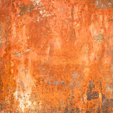 Metal plaka arkaplan olarak pas dokusu