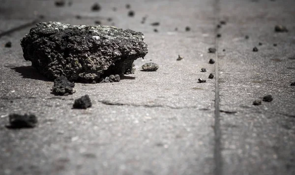 Um pedaço de asfalto — Fotografia de Stock