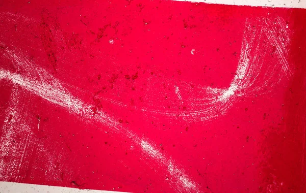 Red painted grungy texture — Stock Photo, Image
