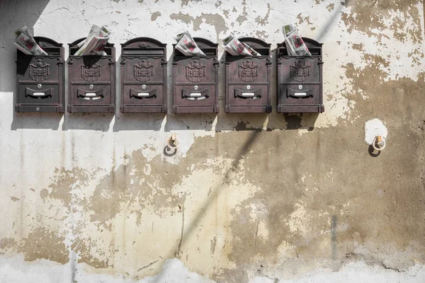 Set of mailboxes — Stock Photo, Image