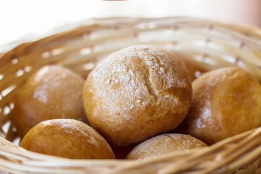 Hasır ile buns dolu, yakın çekim