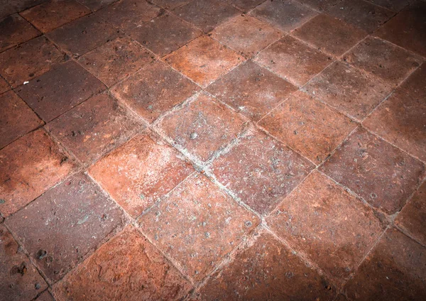 Old terracotta floor