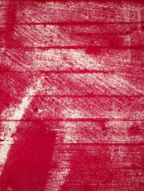 Eski doku kırmızı boyalı