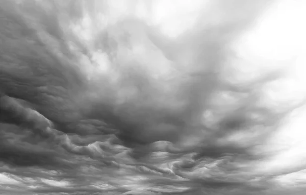 Bouřkové mraky Mammatus — Stock fotografie