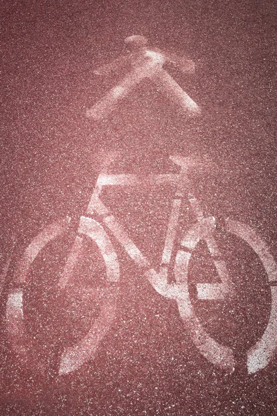 Dla pieszych i rowerowych sygnału — Zdjęcie stockowe