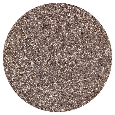 chia tohumları beyaz üzerine izole