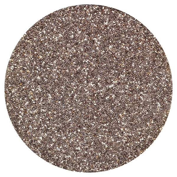 chia tohumları beyaz üzerine izole