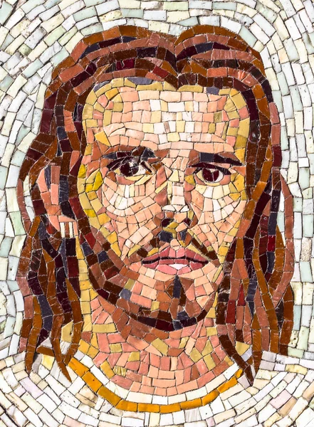 Ψηφιδωτό πορτραίτο του Ιησού Χριστού — Φωτογραφία Αρχείου