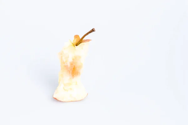 Torsel de manzana sobre fondo blanco . —  Fotos de Stock