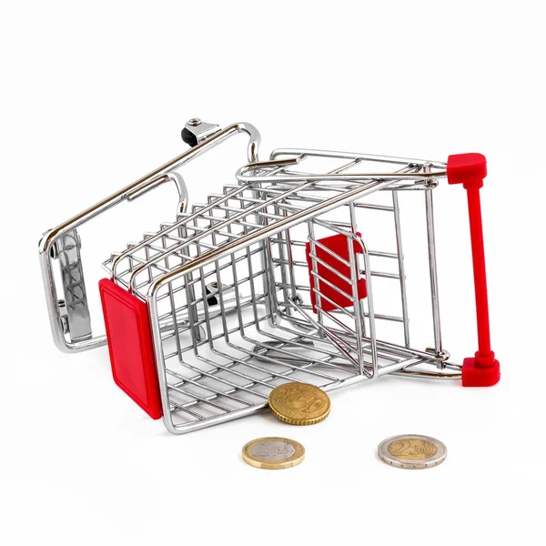 Carro de compras vacío — Foto de Stock