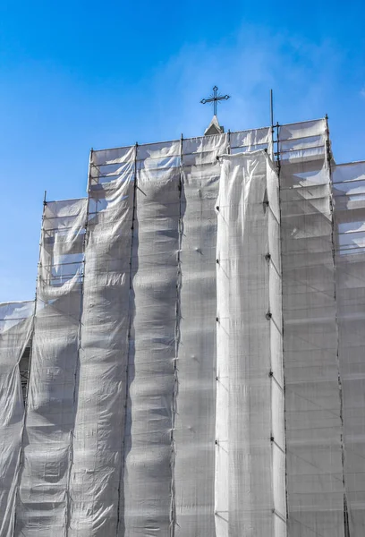 Renovación de una iglesia — Foto de Stock