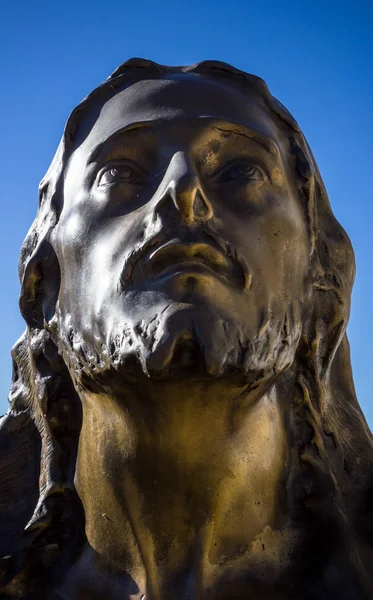 Bronze statue of christ — Stock Photo, Image
