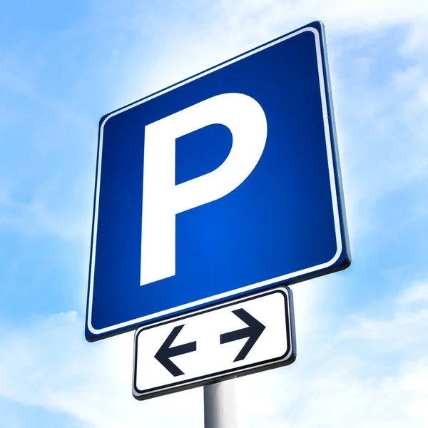 Señal de aparcamiento — Foto de Stock