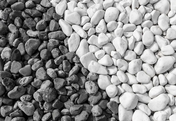 Siyah beyaz çakıl taşları — Stok fotoğraf
